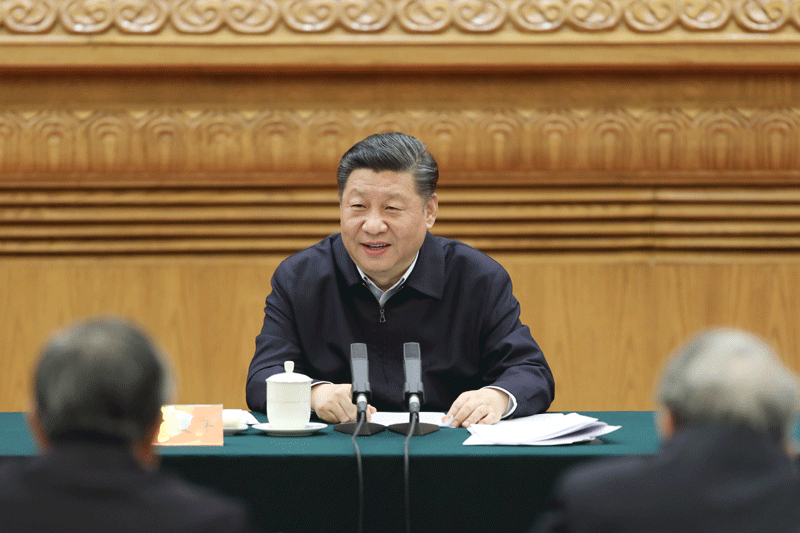 2019年3月18日，習(xí)近平總書記在北京主持召開學(xué)校思想政治理論課教師座談會并發(fā)表重要講話。