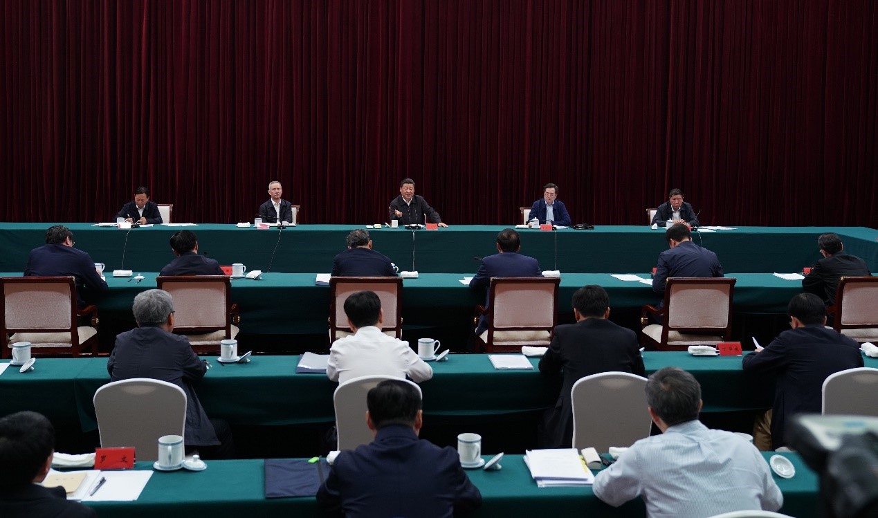 2019年5月20日至22日，中共中央總書(shū)記、國(guó)家主席、中央軍委主席習(xí)近平在江西考察，主持召開(kāi)推動(dòng)中部地區(qū)崛起工作座談會(huì)并發(fā)表重要講話。新華社記者 謝環(huán)馳 攝 